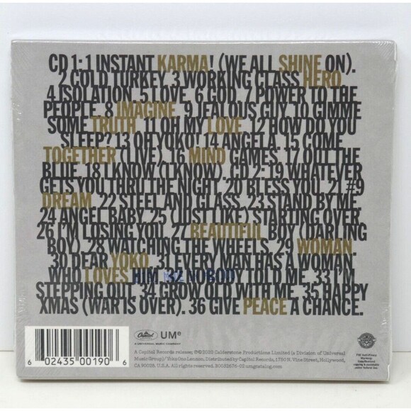 Gimme Some Truth by John Lennon (CD, 2020) SEALED - Picture 3 of 4